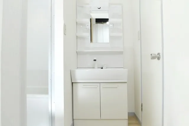 2階の洗面化粧台リフォーム