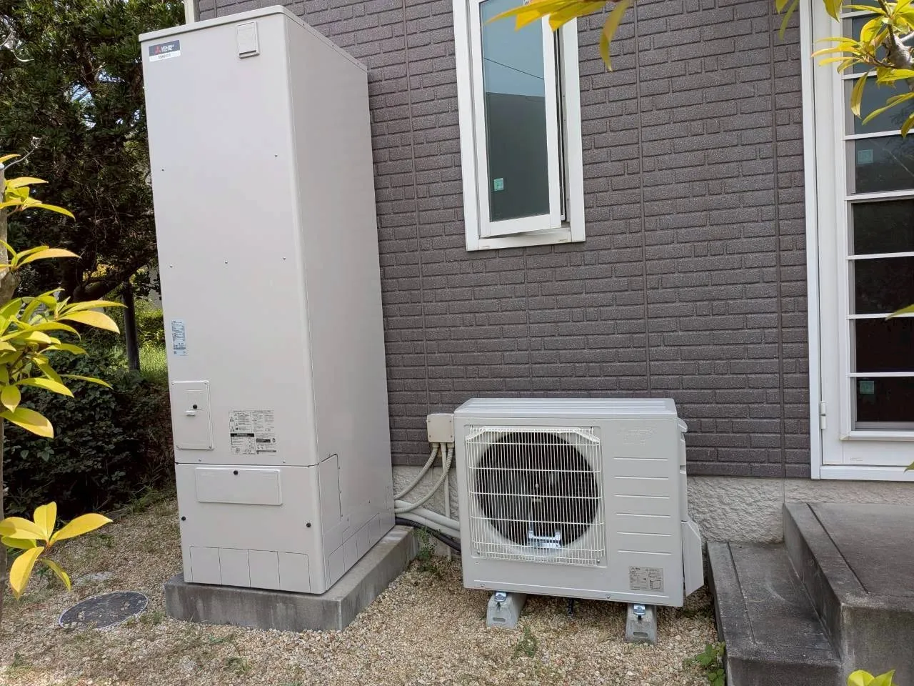 【三重県鈴鹿市】三菱製エコキュートの取替工事