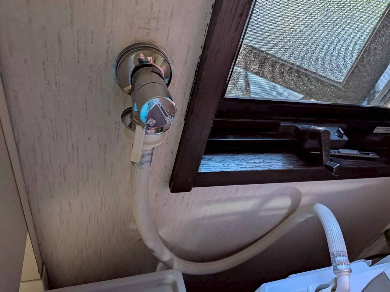 洗濯水栓の交換後