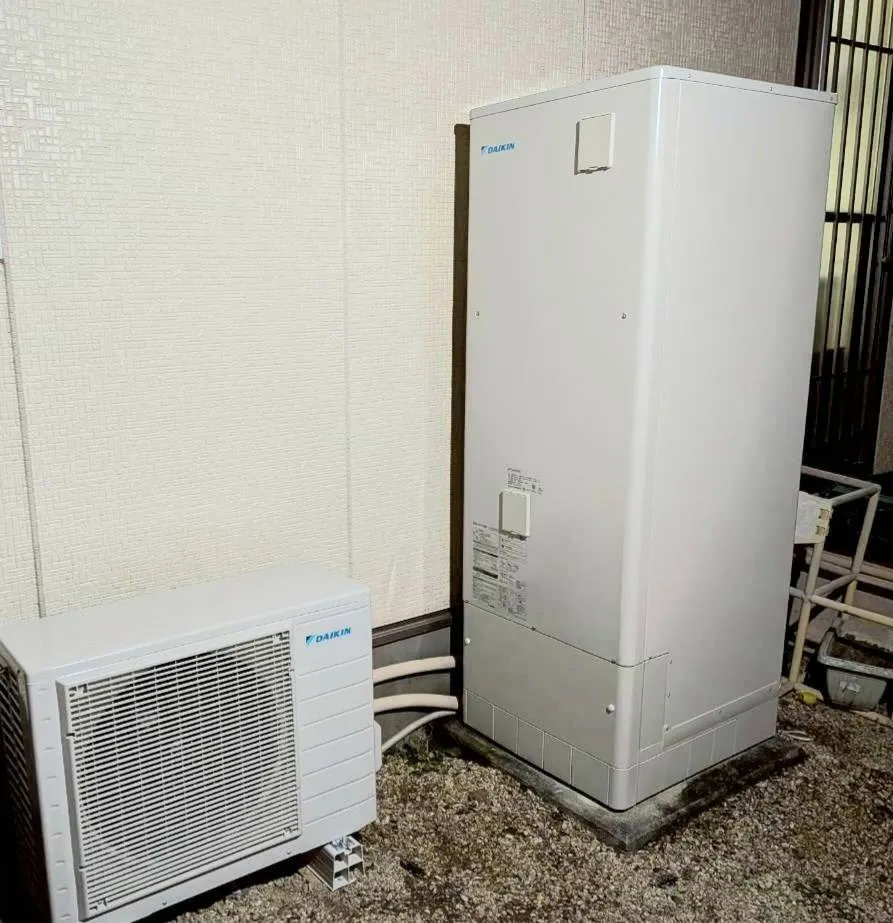 ダイキン製エコキュート設置後