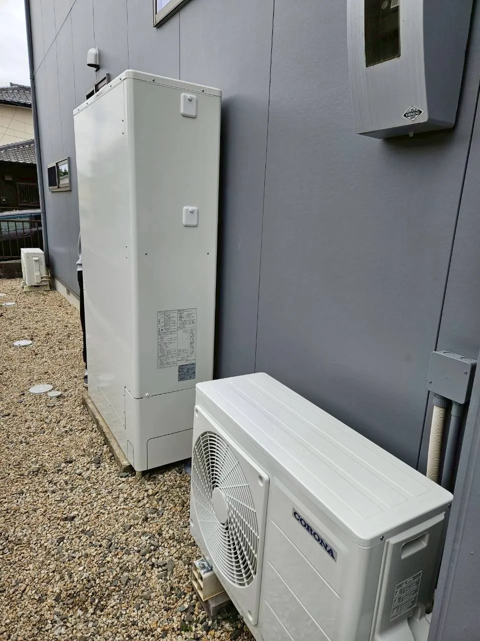 【三重県菰野町】コロナ製のエコキュートへ取替工事