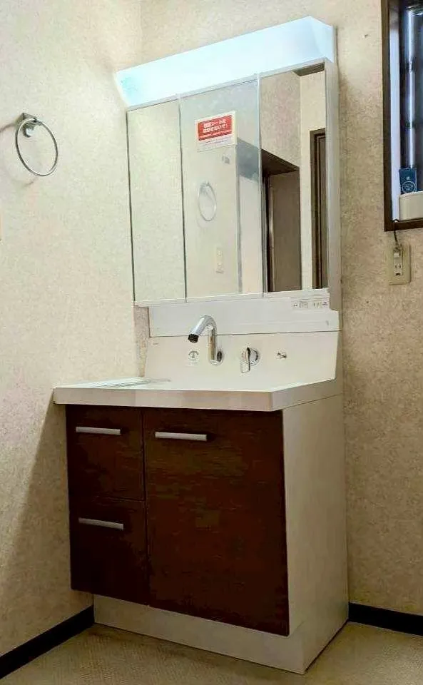 【三重県鈴鹿市】洗面台交換工事