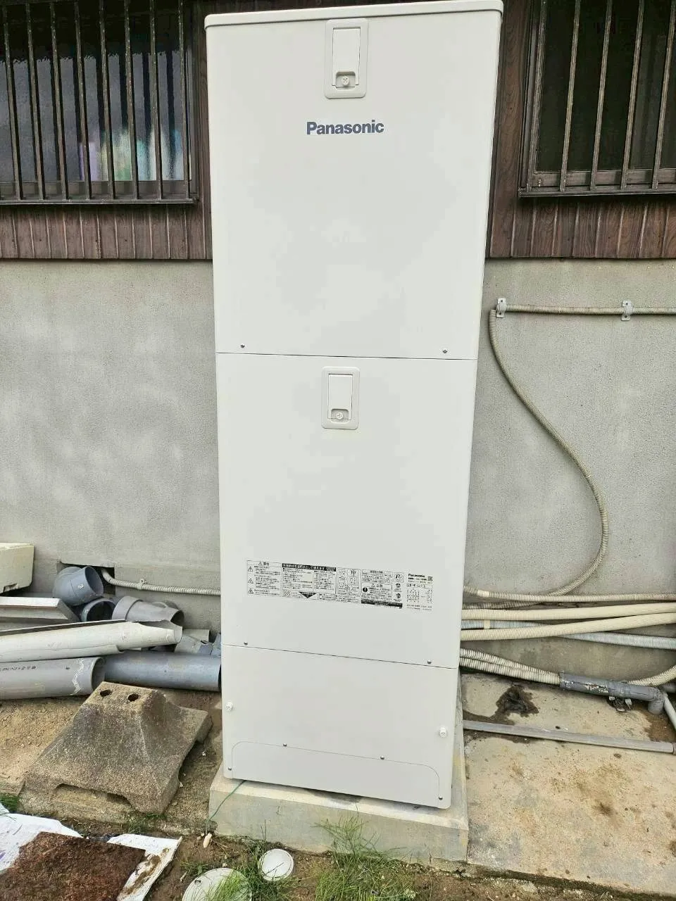 交換後のパナソニック製エコキュート