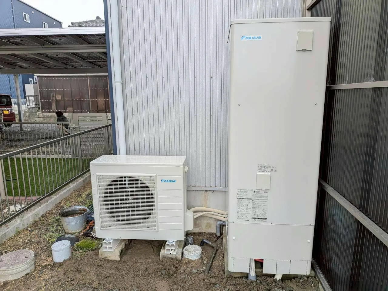 【三重県鈴鹿市】ダイキン製エコキュートへの交換工事