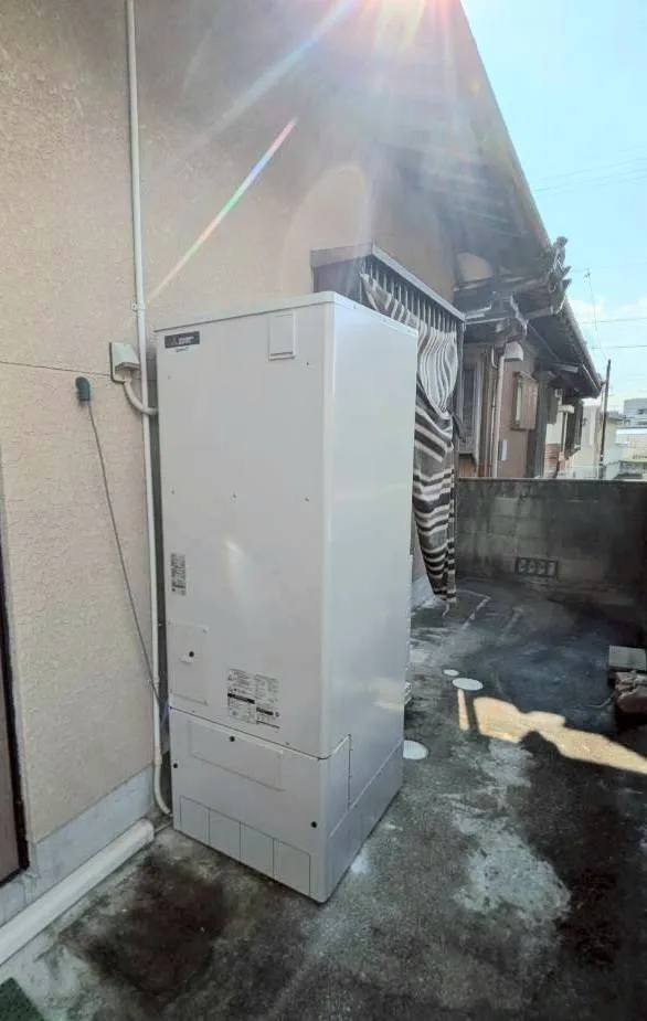 【三重県鈴鹿市】三菱製エコキュートへの交換工事