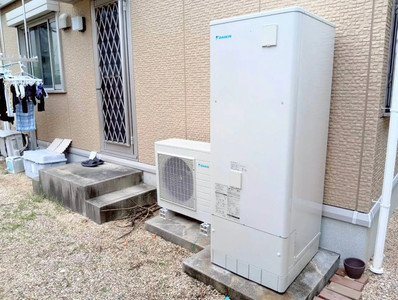 【三重県四日市市】ダイキン製エコキュートへの交換工事