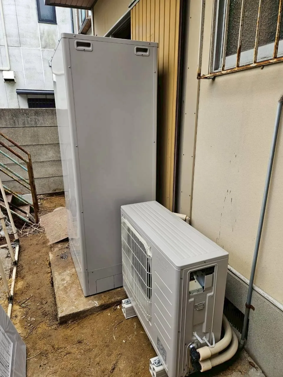 【三重県四日市市】三菱製エコキュートへの交換工事